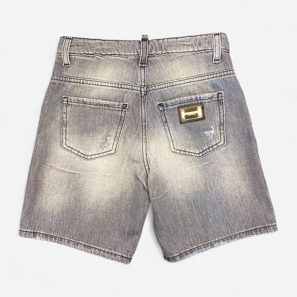 LASER NERO BERMUDA DENIM - Pantaloncini - G2 FIRENZE