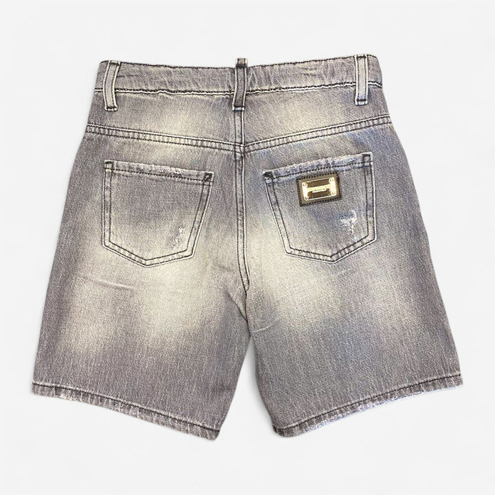 LASER NERO BERMUDA DENIM - Pantaloncini - G2 FIRENZE