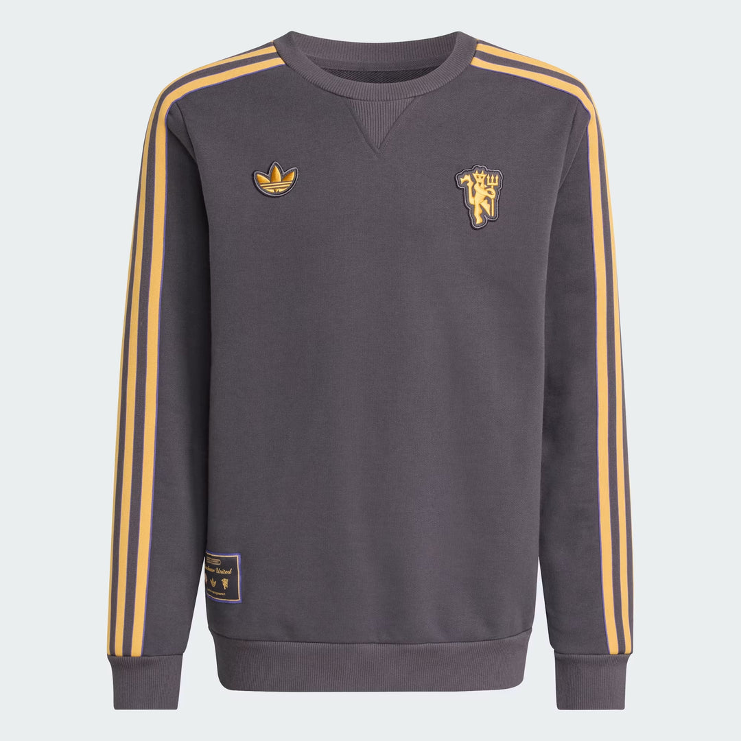 JY1080 - Felpe - Adidas - Bambini - MANCHESTER UNITED - TFR - Terrace Icons - Casual - Sportswear