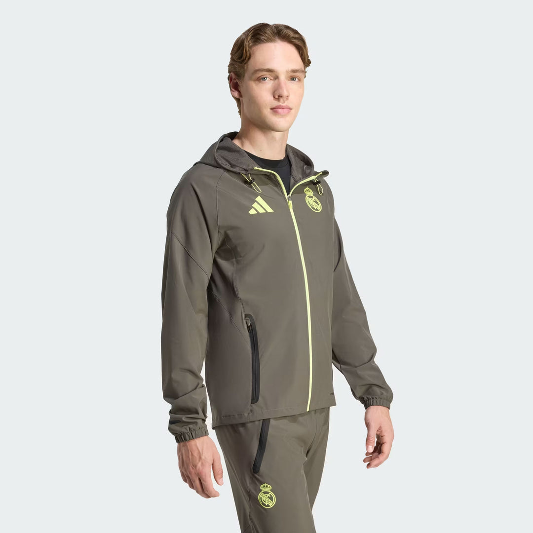 JV5322 - Giacche - Antivento - Adidas - K_WAY - Real Madrid - Uomo - Allenamento - Vaiggio
