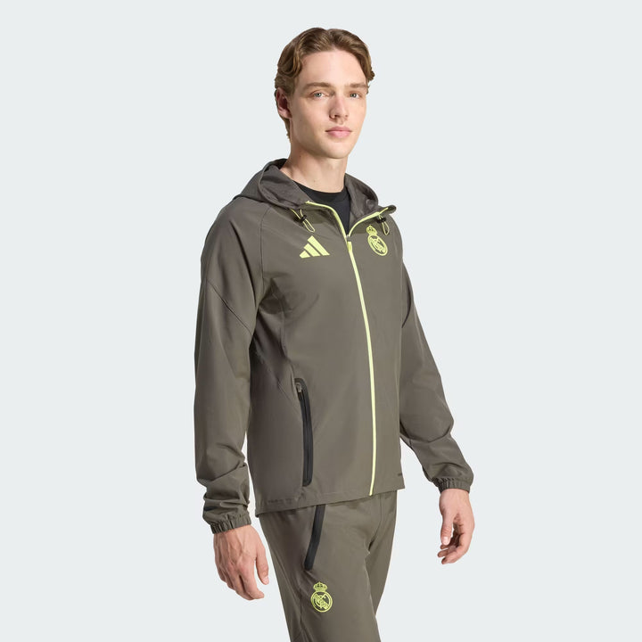 JV5322 - Giacche - Antivento - Adidas - K_WAY - Real Madrid - Uomo - Allenamento - Vaiggio