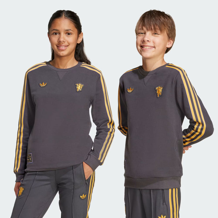 JY1080 - Felpe - Adidas - Bambini - MANCHESTER UNITED - TFR - Terrace Icons - Casual - Sportswear