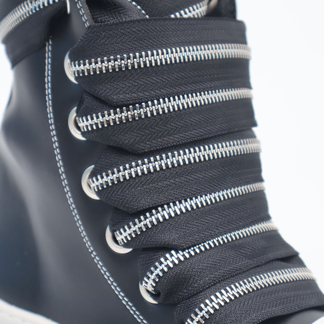 LC - Scarpe - Sneakers - THEATER - HIGH-TOP - ZIP LACE - Pelle Nera & Stile Edgy - Unisex Autunno/Inverno 2025