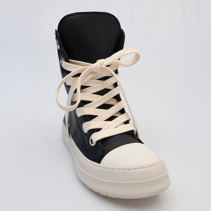 THEATER LT - Scarpe - Sneakers - THEATER - HIGH-TOP - Pelle Classic - Nero & Lacci - Oversize - Streetwear - Autunno/Inverno