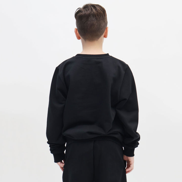 FW25K080 - Abbigliamento - Felpe - Bambini - DS2 - DROP SEASON 2 - Girocollo - Felpato - Streetwear - Autunno/Inverno 2025