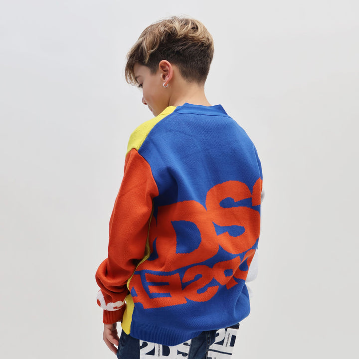FW25K002 - Abbigliamento - Giacche - Cardigan - Bambini - Kisa - DS2 - DSQUARED2 - Autunno/Inverno 2025