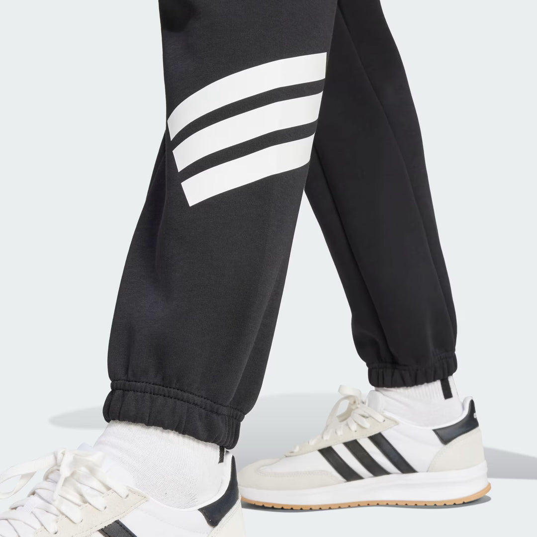 JC5454 - Pantaloni - Donna - ADIDAS - FUTURE ICONS 3-STRIPES - Badge of Sport - Black/White - Jogger - Look Sportivo/Grintoso/Casual - Autunno/Inverno