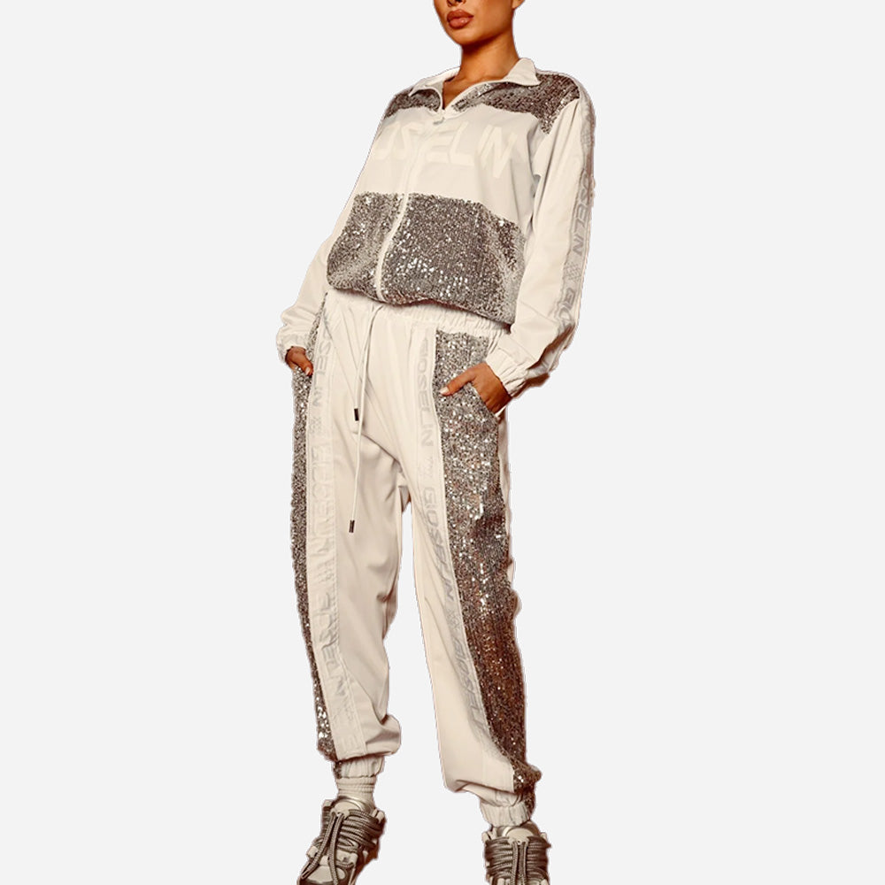 TUTA FELPA PAIETTE - Tute - Gioselin