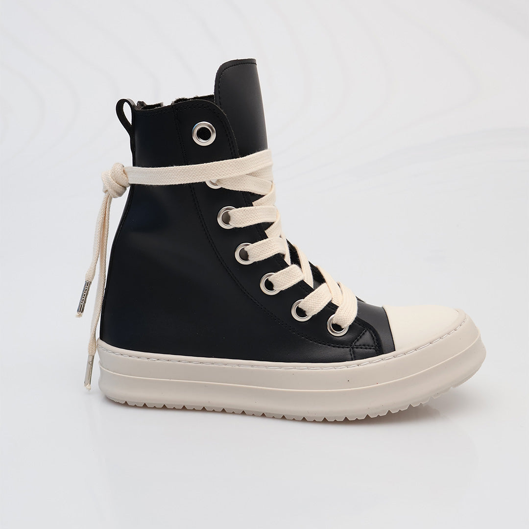THEATER LT - Scarpe - Sneakers - THEATER - HIGH-TOP - Pelle Classic - Nero & Lacci - Oversize - Streetwear - Autunno/Inverno