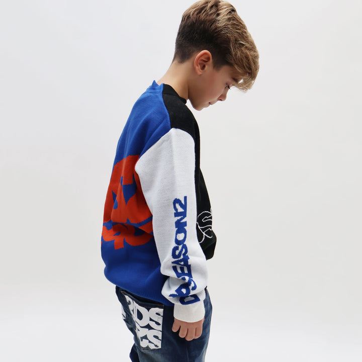 FW25K002 - Abbigliamento - Giacche - Cardigan - Bambini - Kisa - DS2 - DSQUARED2 - Autunno/Inverno 2025