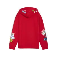 688980 - Felpe - Con Cappuccio - PUMA - Hoodie - Grafica Multipla - Patch Multicolore - Dinamica - Look Casual