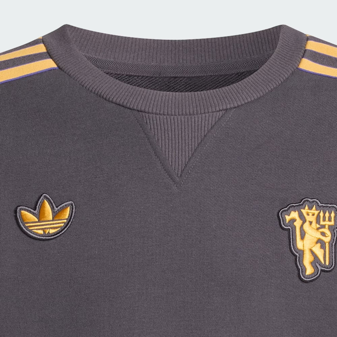 JY1080 - Felpe - Adidas - Bambini - MANCHESTER UNITED - TFR - Terrace Icons - Casual - Sportswear