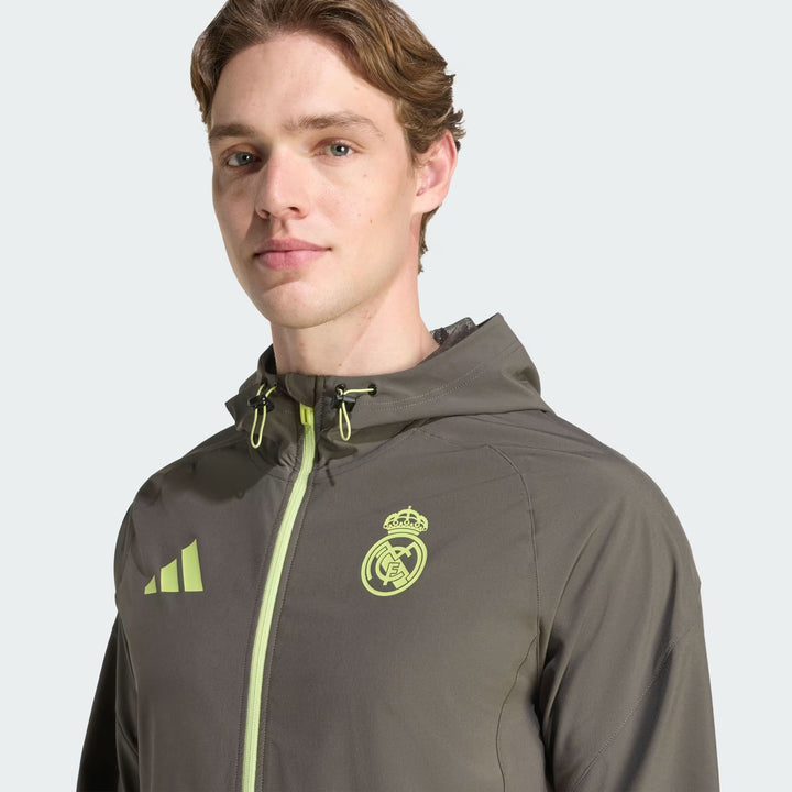 JV5322 - Giacche - Antivento - Adidas - K_WAY - Real Madrid - Uomo - Allenamento - Vaiggio