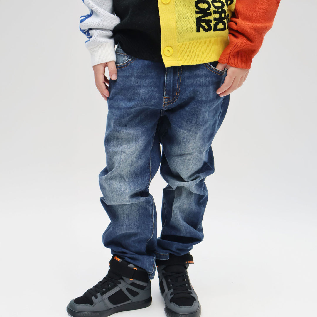 FW25K005 - Abbigliamento - Jeans - DS2 -  DSQUARED2 KIDS - Tasche - MAXI-LOGO - Autunno/Inverno 2025