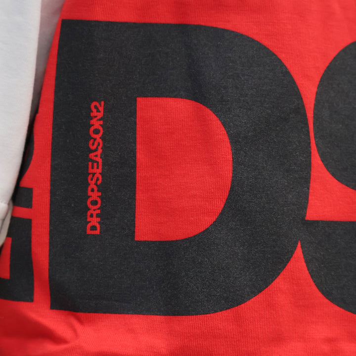 FW25K058 - T-Shirt e Polo - Bambini - Kids - DS2 - DSQUARED2 - DROP SEASON 2 - MAXI-LOGO FASCIATO - Autunno/Inverno 2025