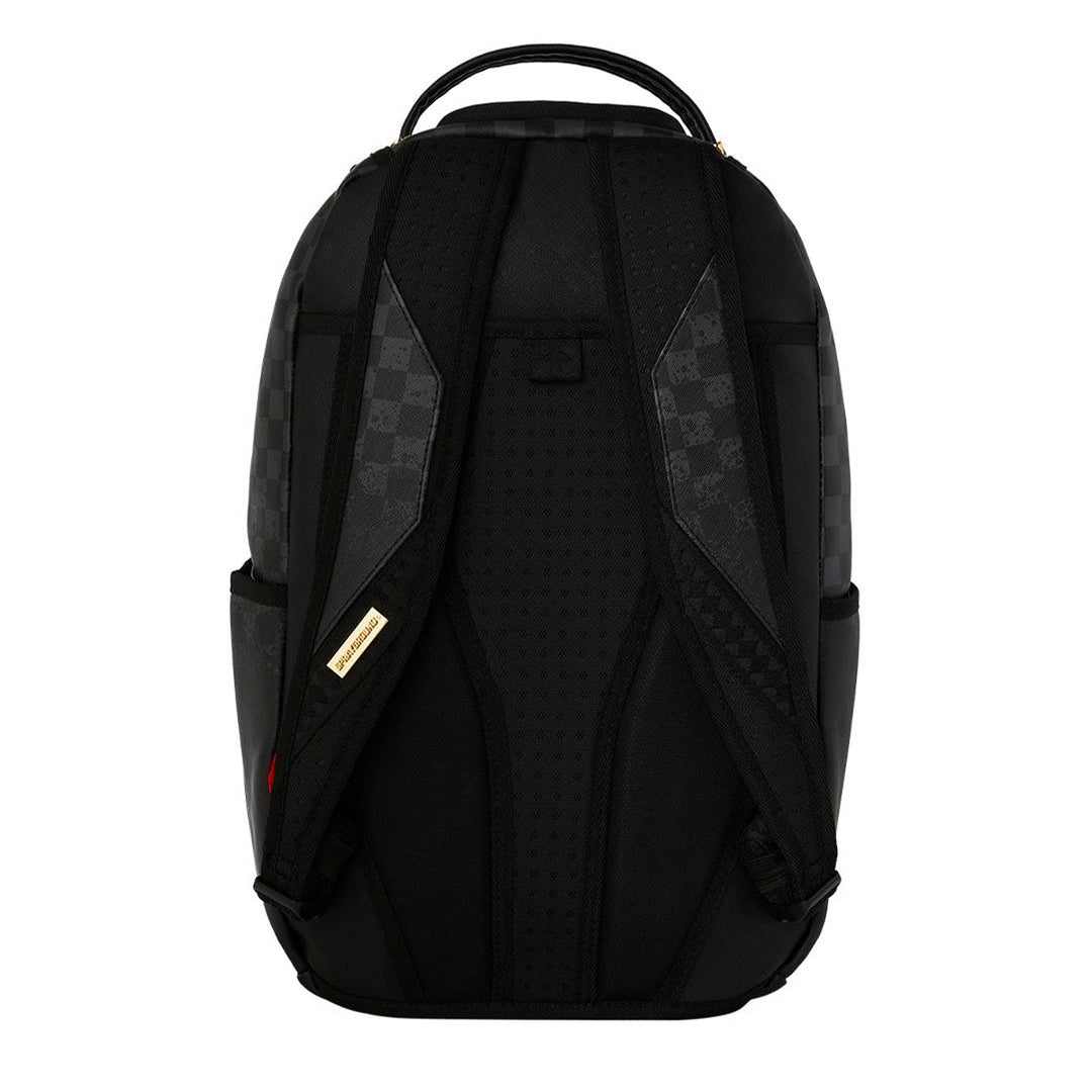 ZAINO BACKPACK SPRAYGROUND SPRITZ BLACK SIMILPELLE VEGANA CHECKERBOARD 910B8177NSZ