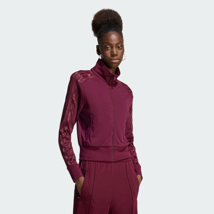 GIACCA ADIDAS ORIGINALS FIREBIRD LACE TRACK TOP BORDEAUX