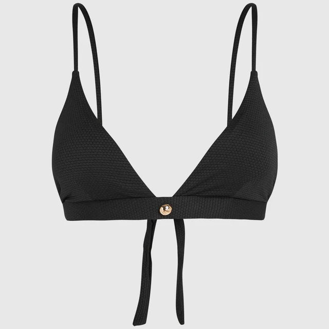 TOP BIKINI MARE KARL LAGERFELD LOGO TAPE