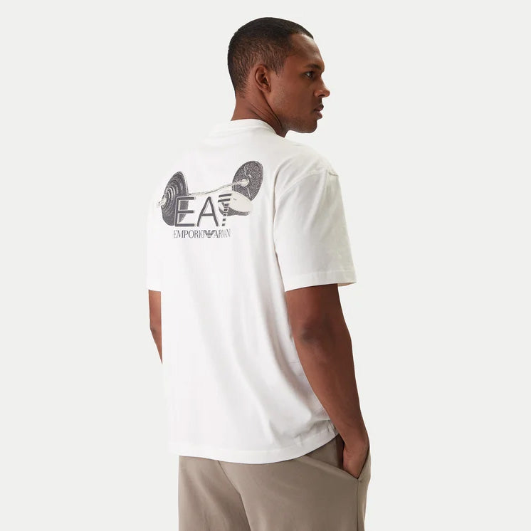 T-SHIRT UOMO EA7 EMPORIO ARMANI CON LOGO SUL PETTO