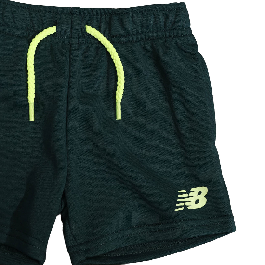 COMPLETINO NEW BALANCE STACKED LOGO TEE & SHORT SET