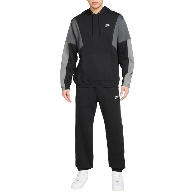 HV1165 - Tute - Nike - COMPLETA UNISEX CLUB FLEECE - Morbida Versatile - Rossa/Blu/Nera-Grigia - Relax Allenamento - Zip - Pantaloni Jogger - Abbigliamento Autunno/Inverno