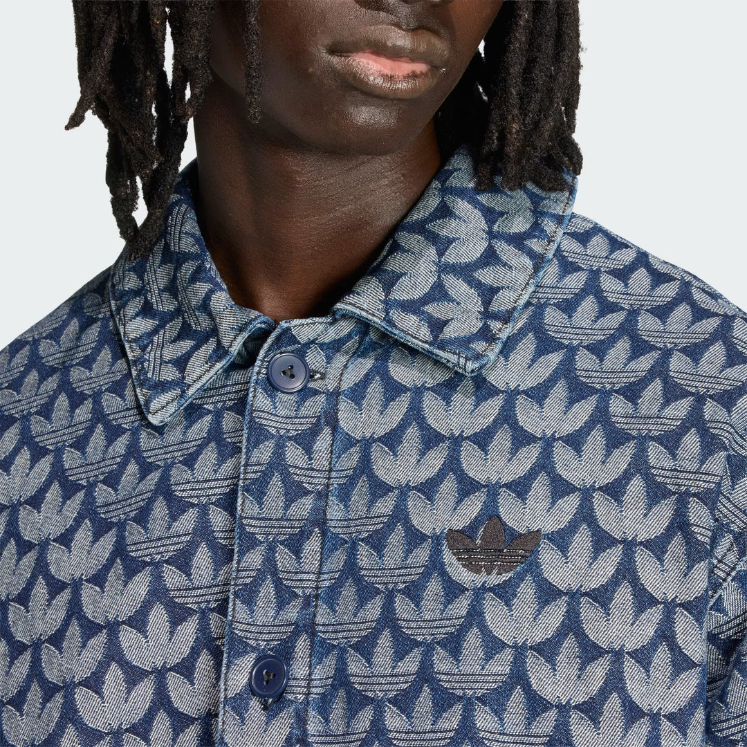 CAMICIA IN DENIM ADIDAS ORIGINALS MONOGRAM – JEANS LOOK