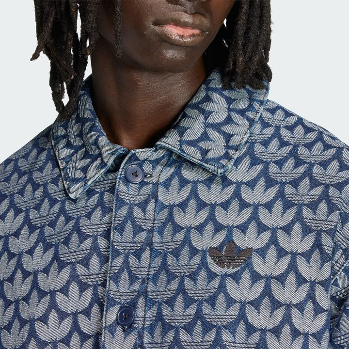 CAMICIA IN DENIM ADIDAS ORIGINALS MONOGRAM – JEANS LOOK