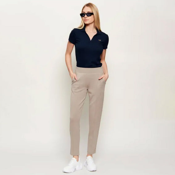 PANTALONI DONNA EA7 EMPORIO ARMANI SPORTY CASUAL BEIGE