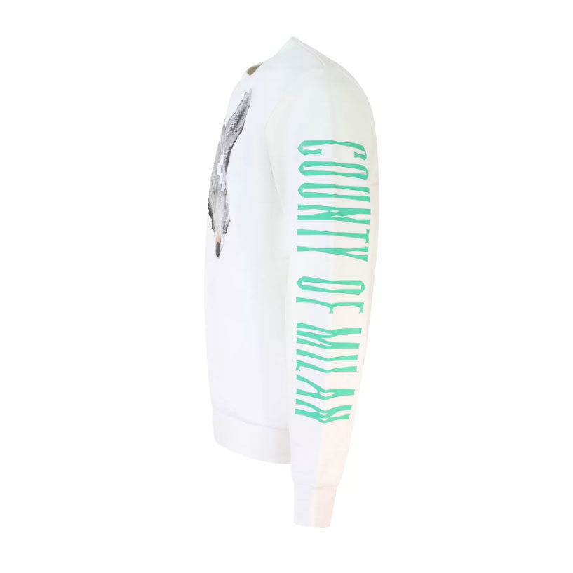 F5CAMASW046 - Felpe - Girocollo - MARCELO BURLON - County Of Milan - WOLF PRINT - Adulto - Uomo - Streetwear