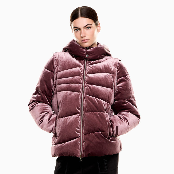 7W000441 AF15654 - GIACCA EA7 EMPORIO ARMANI DONNA VIOLA