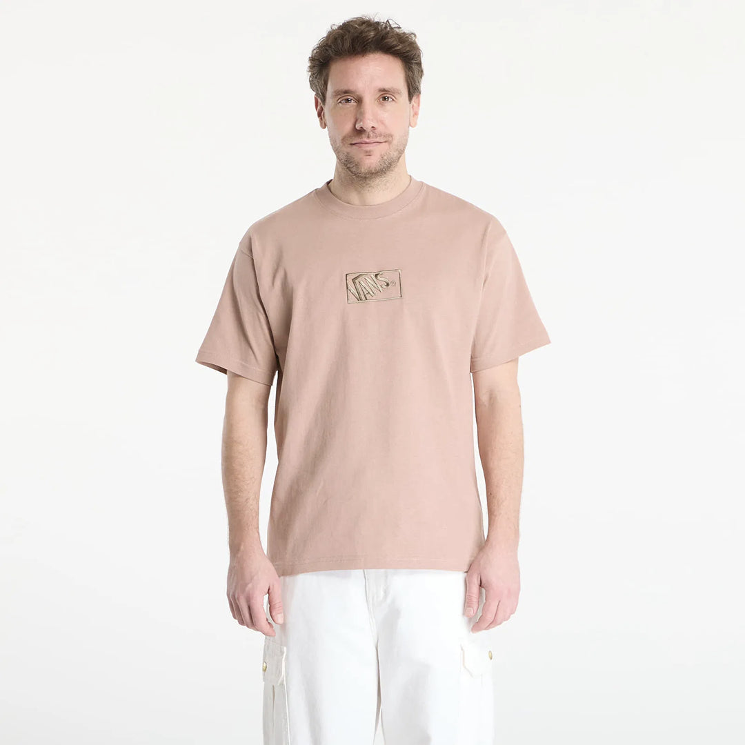 T-SHIRT VANS BLOCKED BOX LOOSE SS WARM TAUPE UOMO VN000RAPE2V1