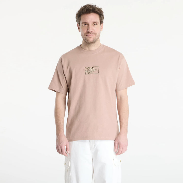 T-SHIRT VANS BLOCKED BOX LOOSE SS WARM TAUPE UOMO VN000RAPE2V1