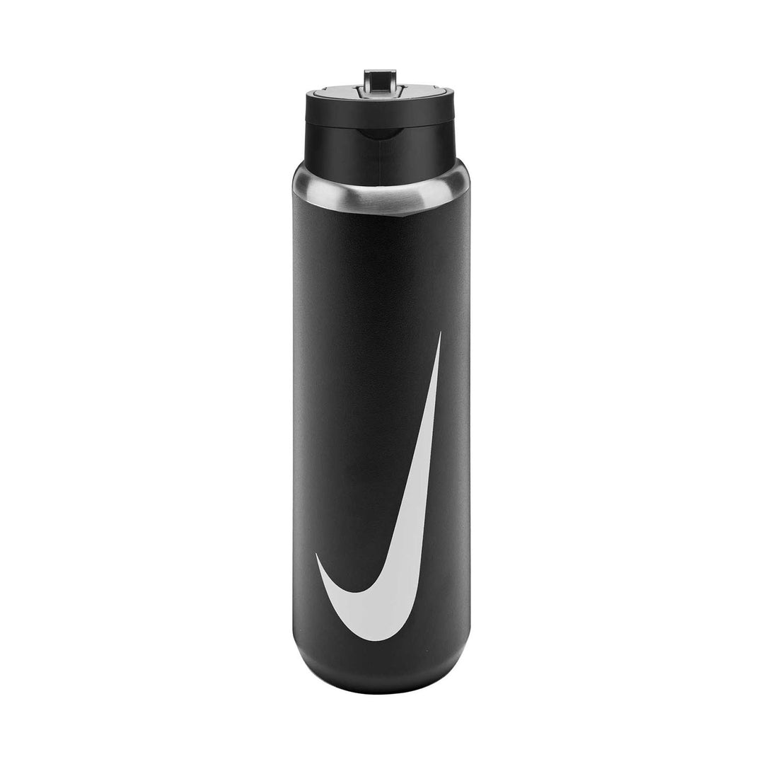 N.101.3795.091.24 - BORRACCIA NIKE RECHARGE STRAW BOTTLE ACCIAIO INOX 709ML NERO OPACO