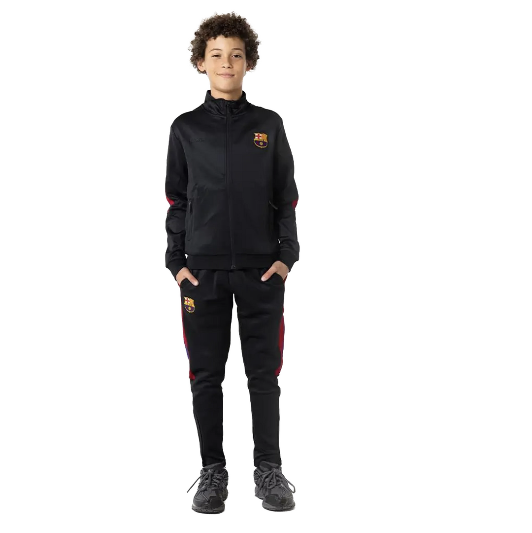 FC BARCELONA BLACK TRAINING TRACKSUIT FOR KIDS AND TEENS 5002CHOUP