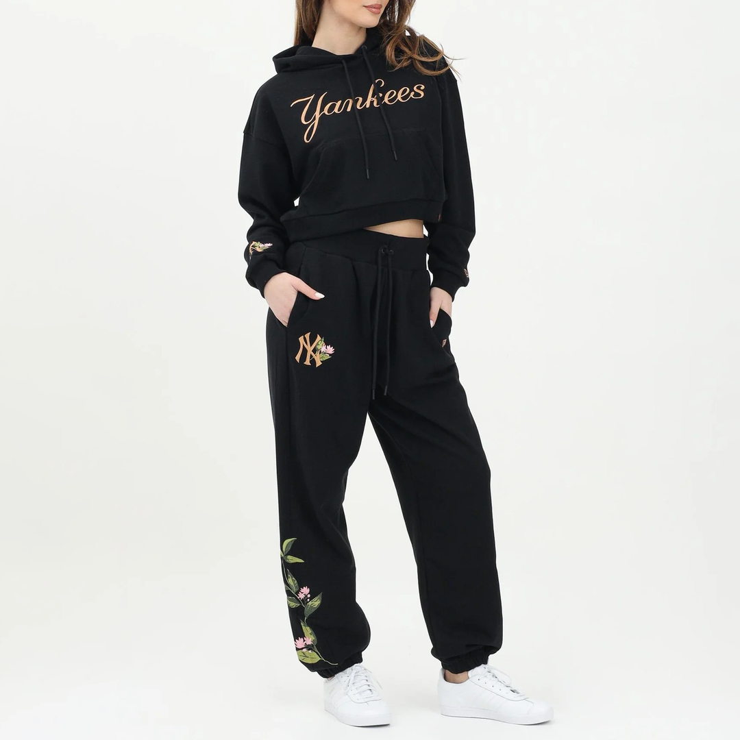 Bundle New Era NY Yankees – Felpa Crop & Pantalone Jogger Black/Gold