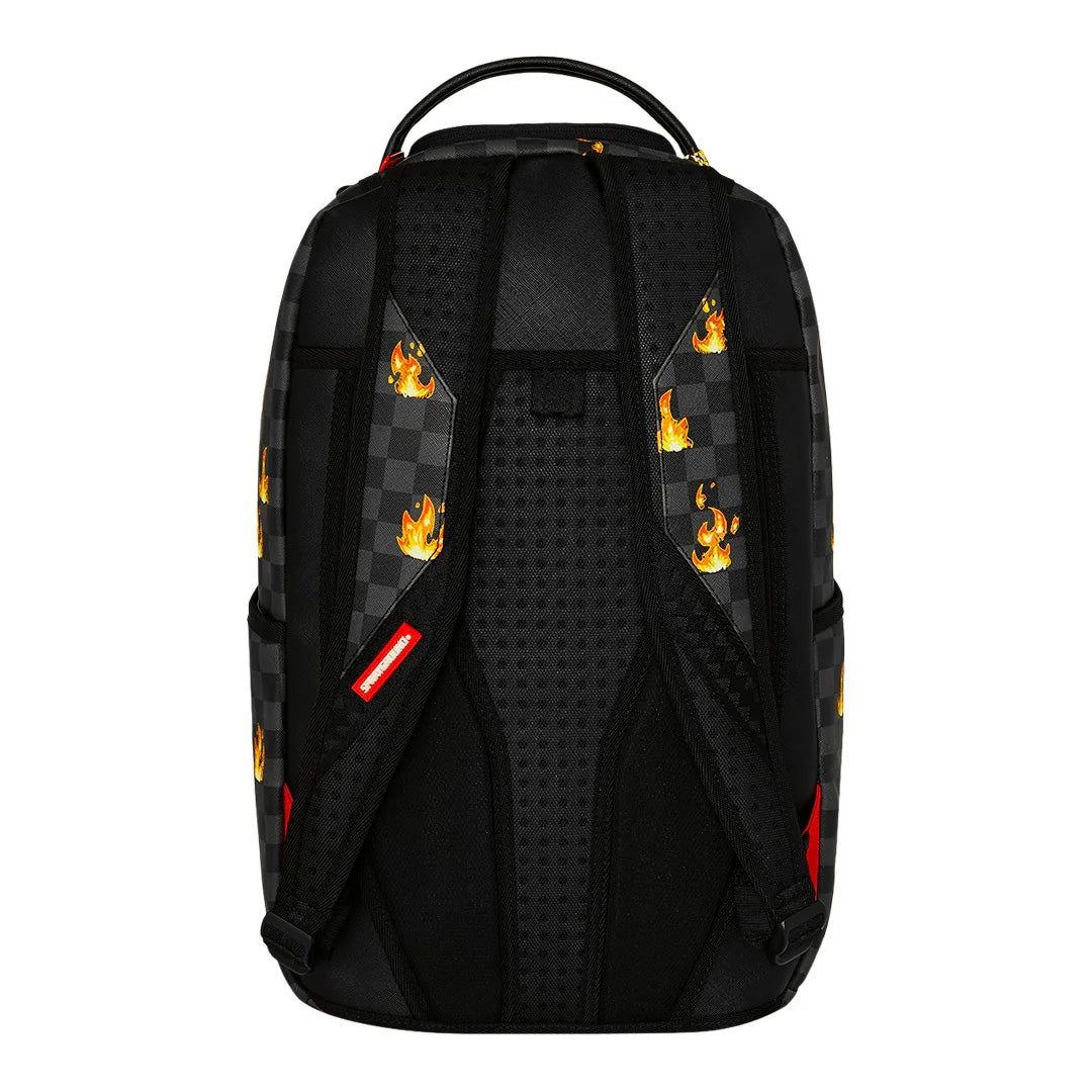 ZAINO UNISEX SPRAYGROUND DIABLO SKETCHY HOODIE NERO ROSSO [PREORDER]
