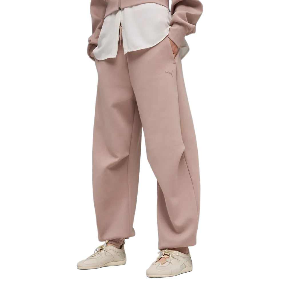 PANTALONI PUMA PUMATECH SENSE DRYCELL 634572 DONNA BEIGE NERO