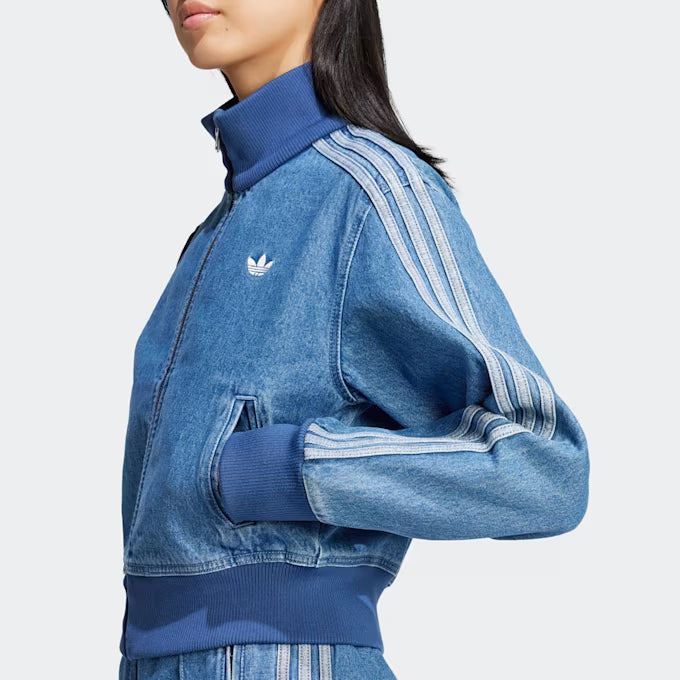 ADIDAS ORIGINALS DENIM TRACK TOP WOMEN'S JEANS JD2570