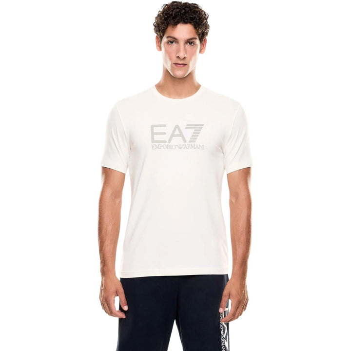 T-SHIRT UOMO EA7 EMPORIO ARMANI GIROCOLLO LOGO FRONTALE