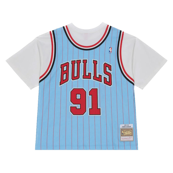 T-SHIRT UOMO MITCHELL & NESS CHICAGO BULLS "BEST IN CLASS" DENNIS RODMAN