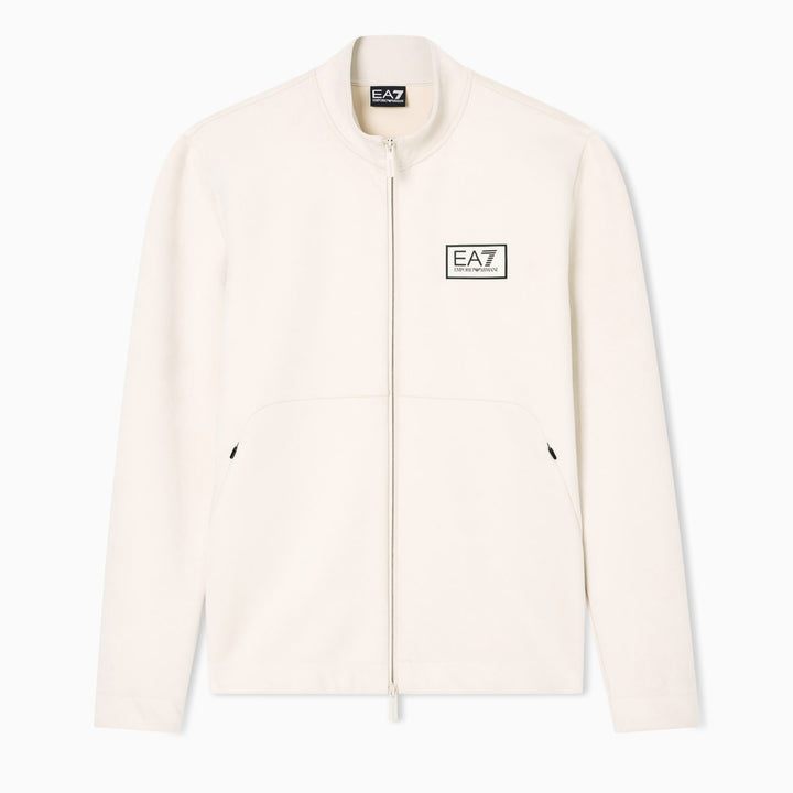 7M000674 AF16718 FELPA UOMO EA7 EMPORIO ARMANI GOLD LABEL BLACK GOLD E PANNA SUEDE