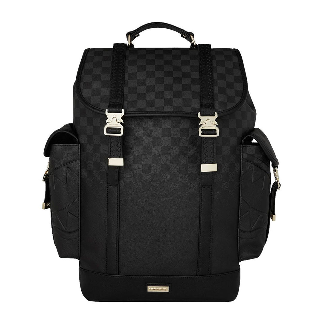 ZAINO BACKPACK SPRAYGROUND SPRITZ BLACK MONTE CARLO SIMILPELLE CHECKERBOARD 910B8279NSZ