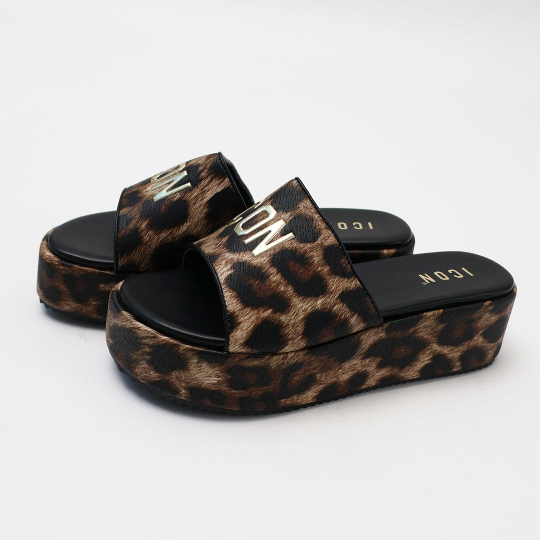 CIABATTE ICON CROSS-BAND LOGO DONNA