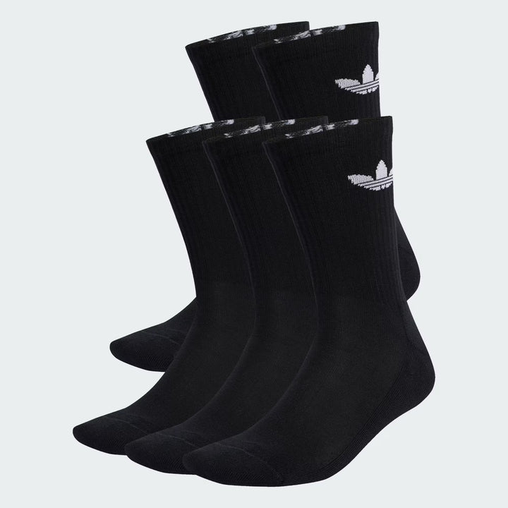 CALZE ADIDAS ORIGINALS TREFOIL CUSHION CREW BLACK
