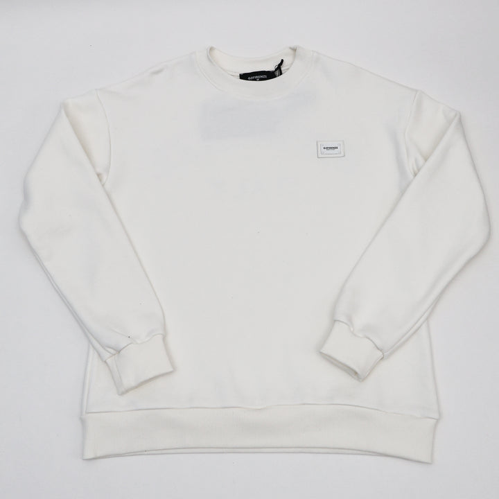 STEEL - Felpe - Uomo - G2 FIRENZE - STEEL WHITE - Design Minimal - Bianco Luminoso - Design Pulito - Look Casual & Raffinato - Abbigliamento Autunno Inverno