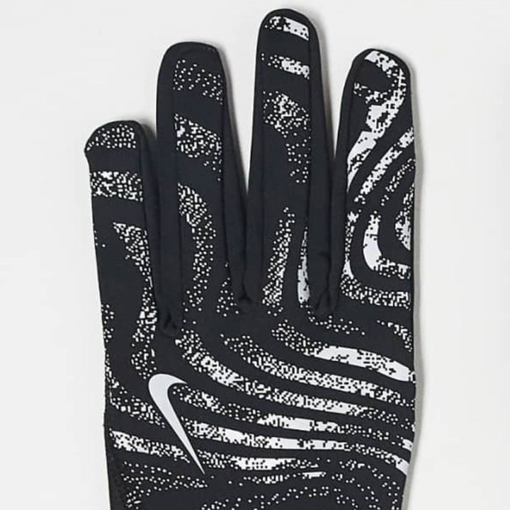 N1013202082 - GUANTI RUNNING NIKE UNISEX ADULTO PACER MIDWEIGHT RG RIFLETTENTI NERO ARGENTO