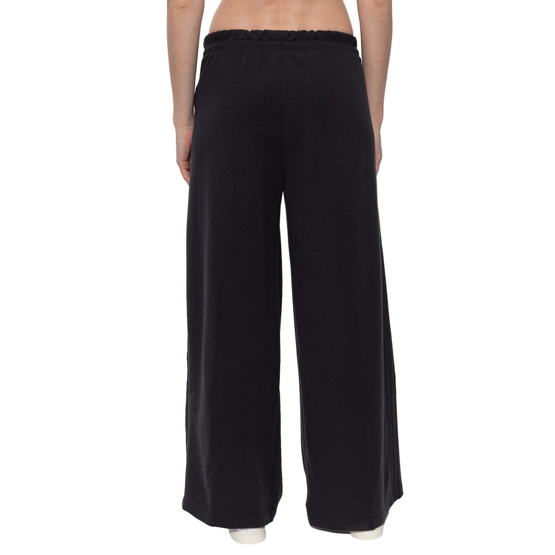PANTALONI DELLA TUTA DONNA ADIDAS ORIGINALS A GAMBA LARGA NERI