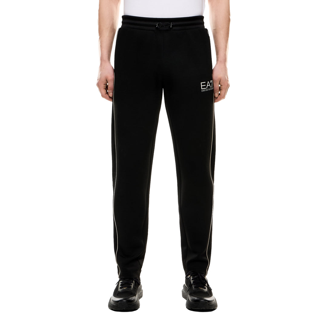 7M000672 AF14146 - Pantaloni - EMPORIO ARMANI - Uomo - Jogger - GOLD LABEL - Nero - Sportivo - Elastico - Outfit Athleisure - Abbigliamento Autunno Inverno