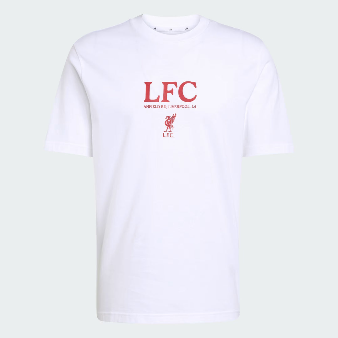 T-SHIRT ADIDAS ORIGINALS LIVERPOOL FC OFFICIAL LIFESTYLE TEE