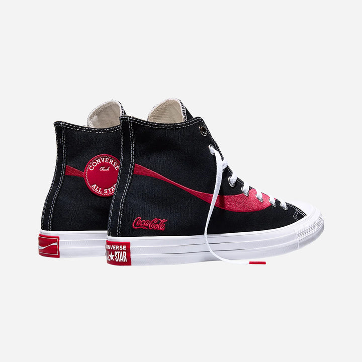 SNEAKERS ALTE CONVERSE CHUCK TAYLOR ALL STAR X COCA-COLA NERE A18435C